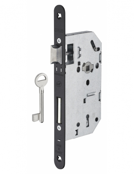 Serrure à encastrer MONOMAX NF - axe à 50 mm - PDT ½ tour - 1 clé - porte d'intérieur 00456820