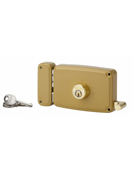 Serrure en applique à DC à tirage 100 x 94 mm / 140 x 94 mm - droite OU gauche (selon modèle) 00094334