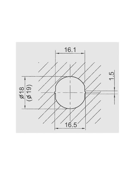 Batteuse avec came pour ép. maxi 6 mm 00117903