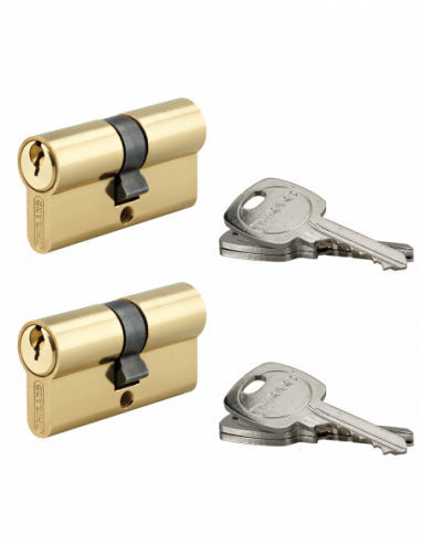Cylindre STD Laiton pour Serrure - 3 clés 00216260
