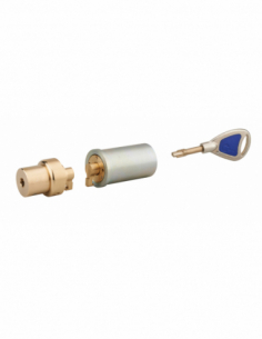 Jeu Cylindre de Serrure ronds Ø 23 mm 3 clés 00030139