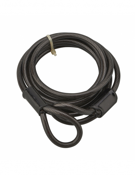 Antivol Câble TWISTY Ø 6 long. 1,80 m - compatible cadenas 00300345