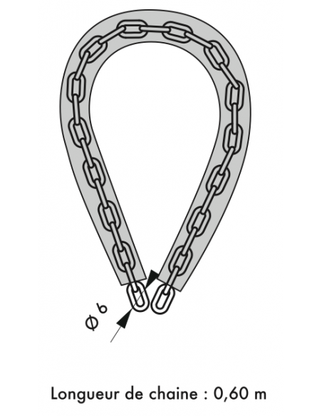 Antivol LOOPS chaine gainée nylon 00745412