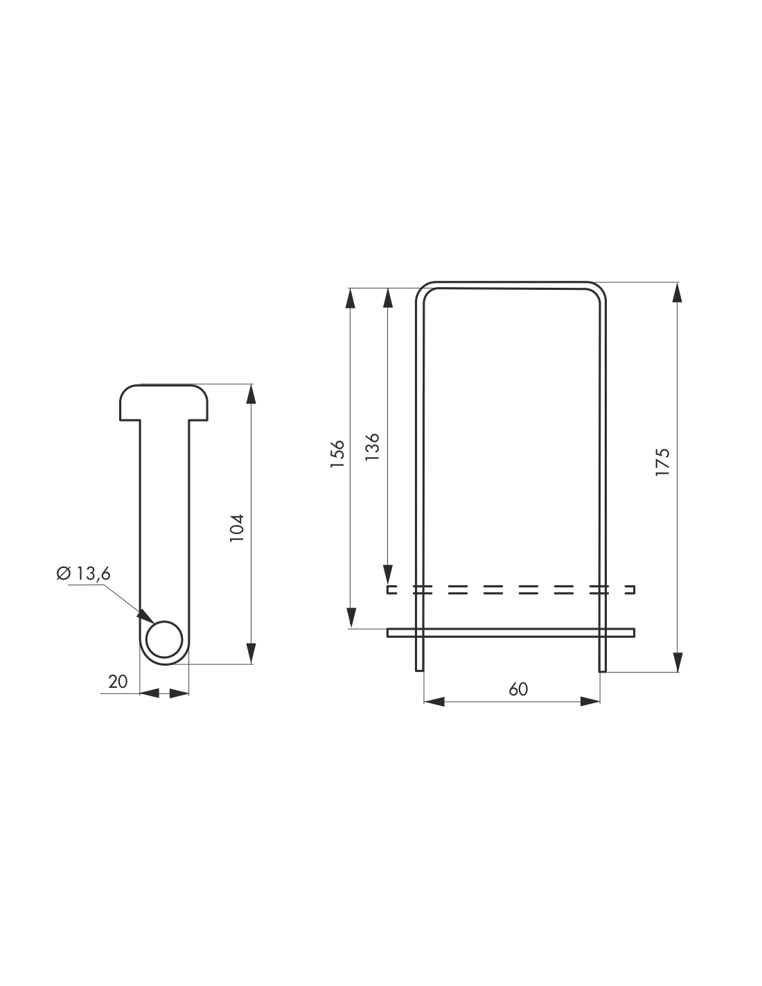 Porte cadenas spécial grille et portail