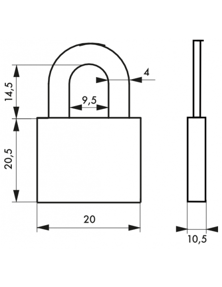 Cadenas Type 1 ALU / ALU COLOR (20 mm) 00124120