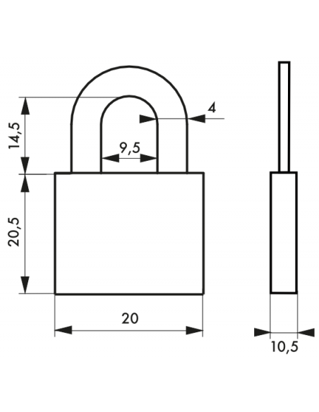 Cadenas Type 1 ALU / ALU COLOR (20 mm) 00124120