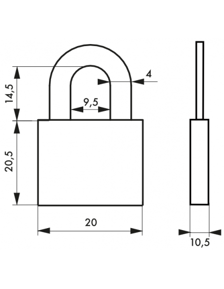 Cadenas Type 1 ALU / ALU COLOR (20 mm) 00124120