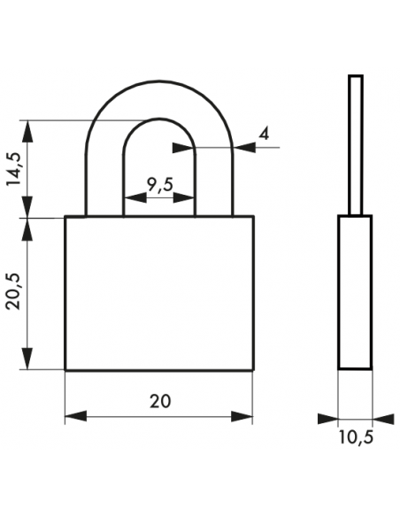 Cadenas Type 1 ALU / ALU COLOR (20 mm) 00124120