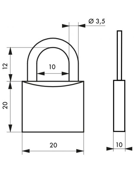 Cadenas Type 1 - finition bronze 00161015