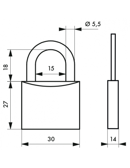Cadenas Extra Lock 30 mm 00109623