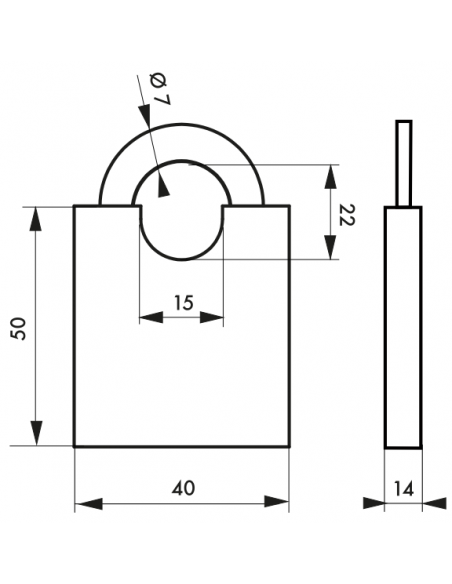 Cadenas SHOULDER 00102400