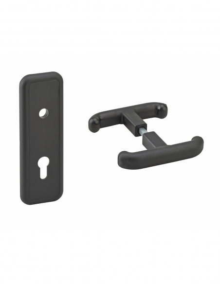 Serrure BOITIER vertical à cylindre profilé - 2 POINTS - porte garage basculante 00496568