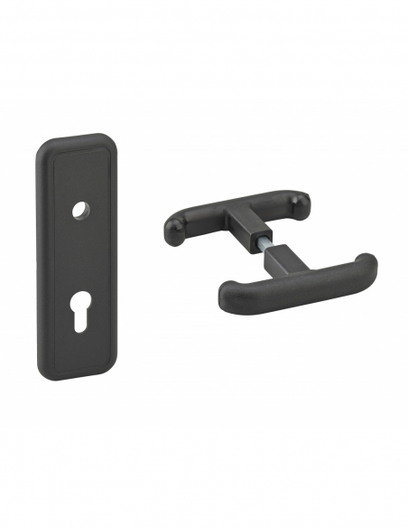 Serrure BOITIER vertical à cylindre profilé - 2 POINTS - porte garage basculante 00496568