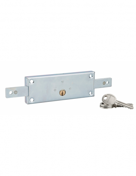 Serrure en applique DE SURETE à cylindreØ 25 mm pour rideau métallique 00401985