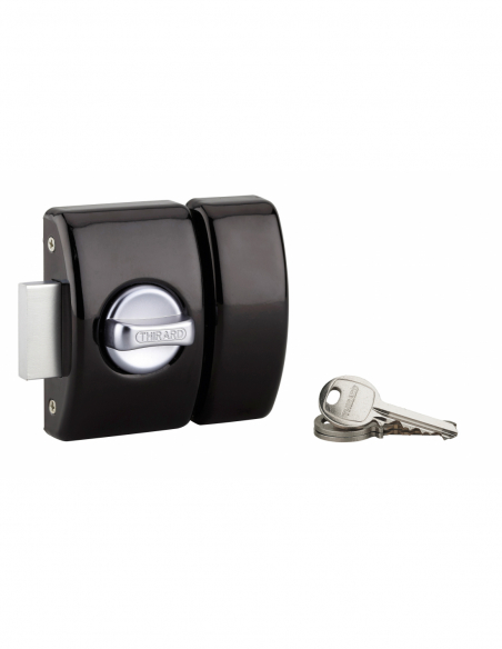 Verrou de porte d'entrée DESIGN 5 goup. 3 clés (Finition au choix - 40 mm à 50 mm) 00371505