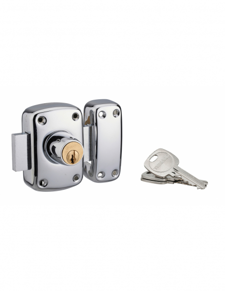Verrous de porte d'entrée vitrée CORVETTE à cyl. double 40 à 60 mm 00303020
