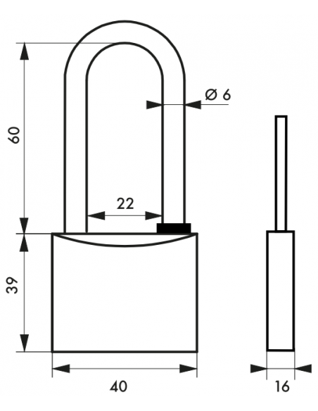 Cadenas MACH 3 - Laiton poli 00194301