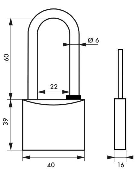 Cadenas MACH 3 - Laiton poli 00194301