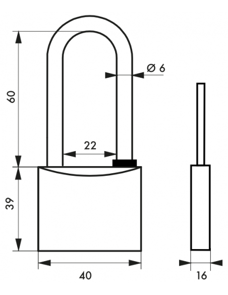 Cadenas MACH 3 - Laiton poli 00194301