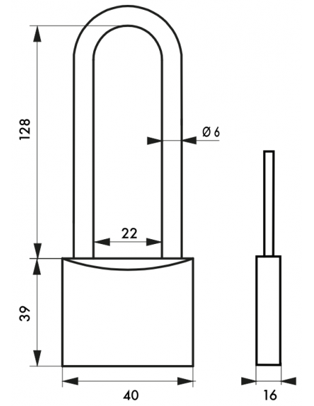 Cadenas MACH 3 - Laiton poli 00194301