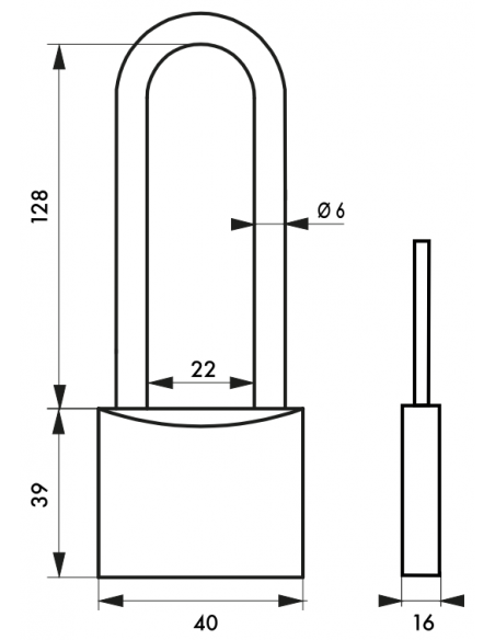 Cadenas MACH 3 - Laiton poli 00194301