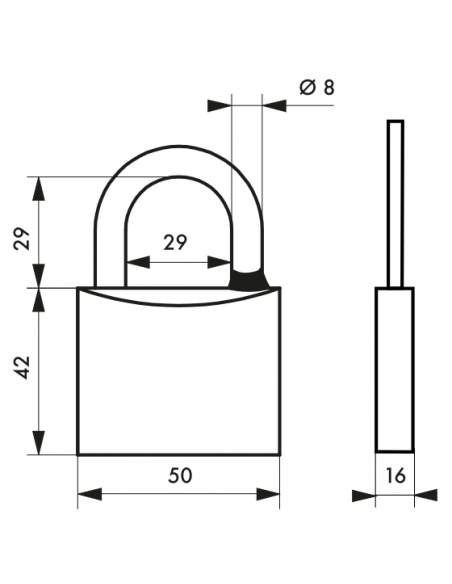 Cadenas MACH 3 - Laiton poli 00194301