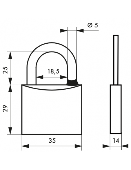 Cadenas MACH 3 - Laiton poli 00194301