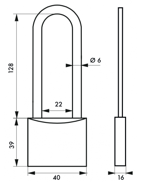 Cadenas MACH 3 - Nickelé 00194317