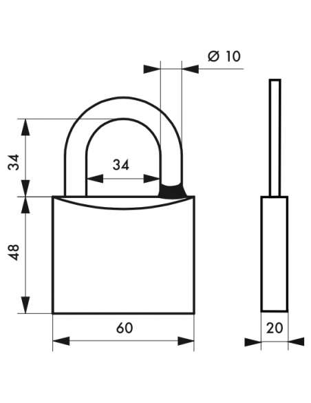 Cadenas MACH 3 - Laiton poli 00194301