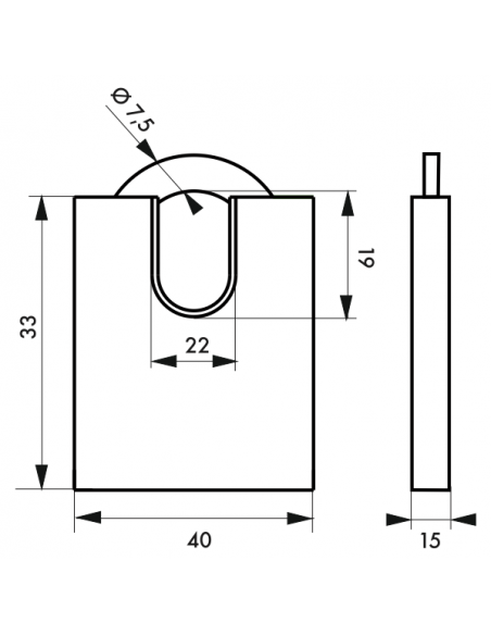 Cadenas Anse protégée 510P - 520P - 530P 00202511