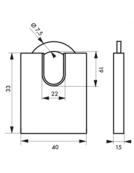 Cadenas Anse protégée 510P - 520P - 530P 00202511