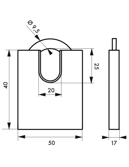 Cadenas Anse protégée 510P - 520P - 530P 00202511