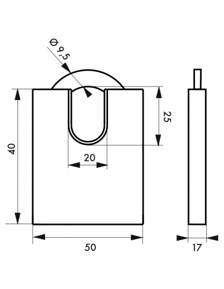 Cadenas Anse protégée 510P - 520P - 530P 00202511