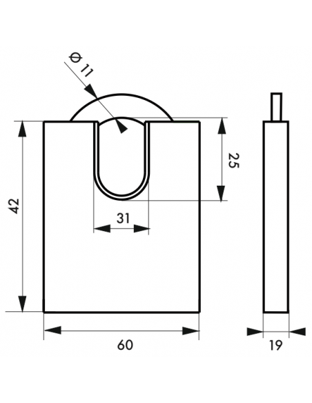 Cadenas Anse protégée 510P - 520P - 530P 00202511