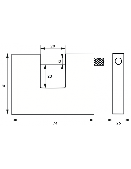 Cadenas LAND blindé 00096503