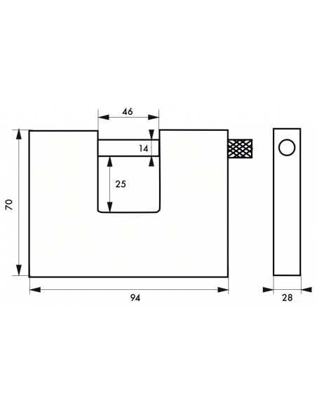 Cadenas LAND blindé 00096503