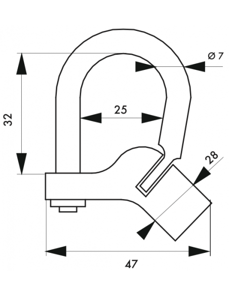 Cadenas de Consignation / clé artillerie 00110290