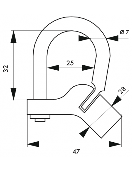 Cadenas de Consignation / clé artillerie 00110290