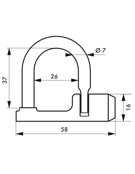 Cadenas de Consignation / clé artillerie 00110290