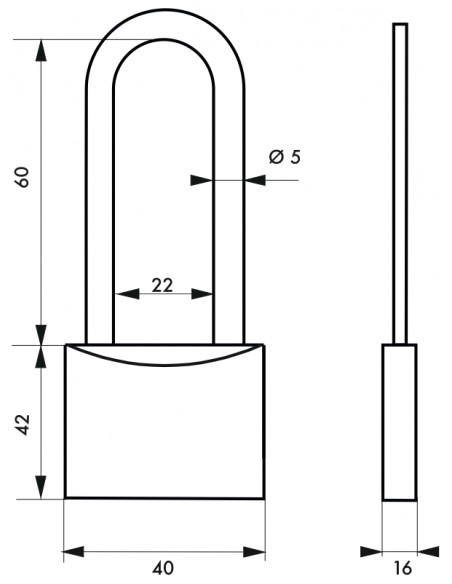 Cadenas de Consignation 40 mm 00006422