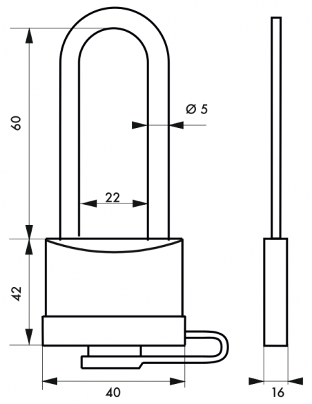 Cadenas de Consignation 40 mm 00006422