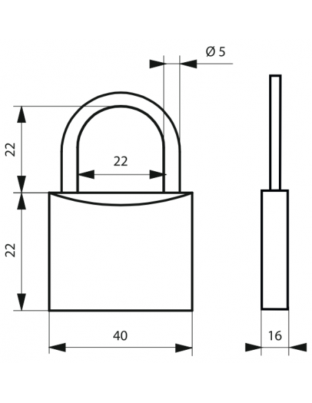 Cadenas de Consignation 40 mm 00006422