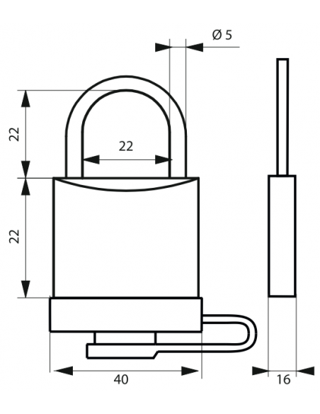 Cadenas de Consignation 40 mm 00006422