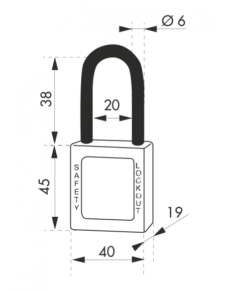 Lot détiquettes pour 50 Cadenas de Consignation 00091317