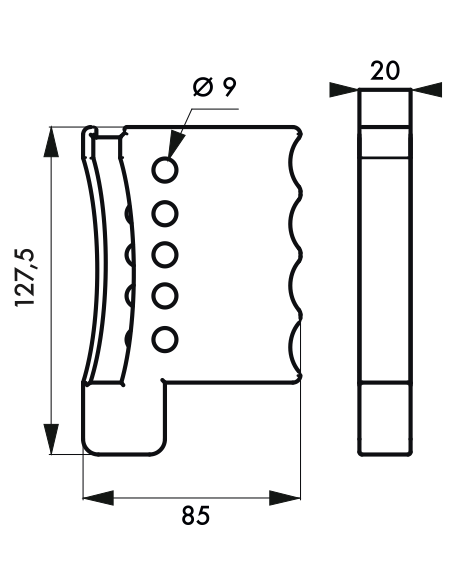 Câble de consignation ajustable 00091277