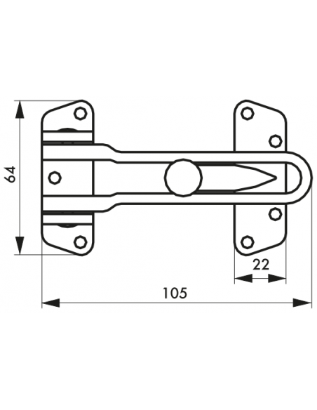 ENTREBAILLEUR DE PORTE ECO 00200304