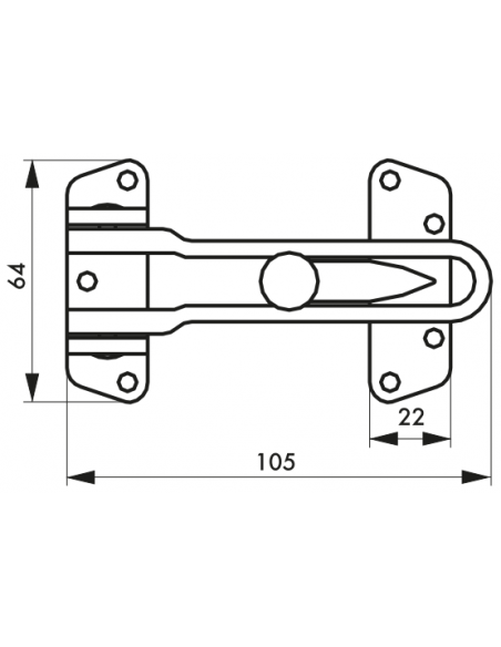 ENTREBAILLEUR DE PORTE ECO 00200304