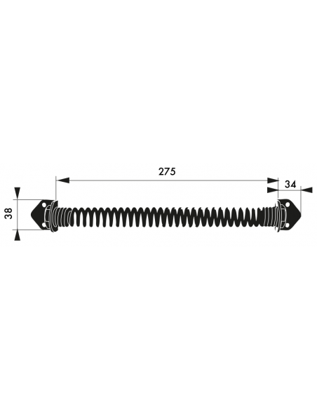 FERME-PORTE à ressort spirale 00908903