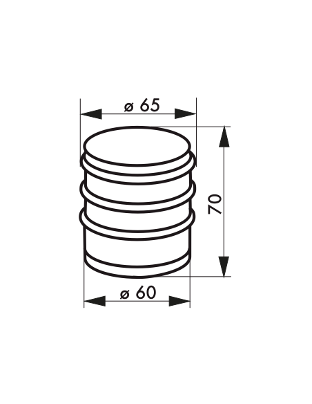 Butoir de porte 1,0 kg à 1,5 kg 00091001