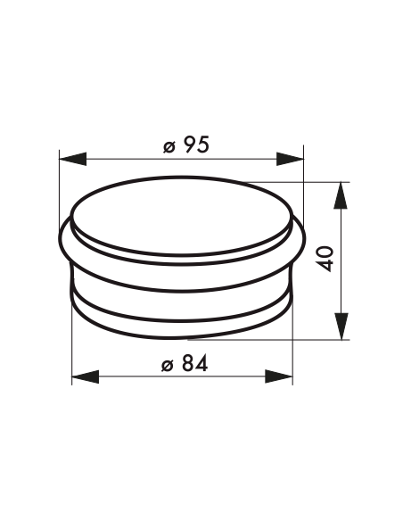 Butoir de porte 1,0 kg à 1,5 kg 00091001